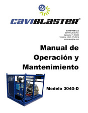 Caviblaster 3040-D Manual De Operación Y Mantenimiento