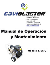 Caviblaster 1725-G Manual De Operación Y Mantenimiento