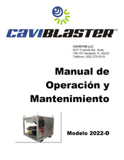 Caviblaster 2022-D Manual De Operación Y Mantenimiento