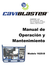 Caviblaster 1625-D Manual De Operación Y Mantenimiento