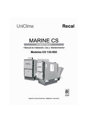 UniClima MARINE CS 130-950 Manual De Instalación, Uso Y Mantenimiento