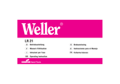 Weller LR 21 Instrucciones Para El Manejo