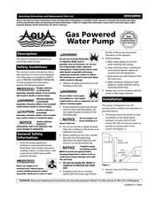 Aqua PRO GPH550PRO Manual De Instrucciones