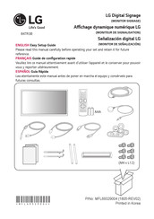 LG 84TR3B Guía Rápida