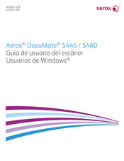 Xerox DocuMate 5460 Guía De Usuario