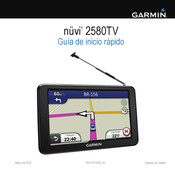 Garmin nuvi 2580TV Guia De Inicio Rapido