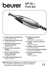 Beurer MP 60 Instrucciones Para El Uso