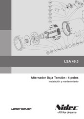 Nidec LEROY-SOMER LSA 49.3 Manual De Usario