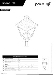 Prilux Ircana LED Manual Instrucciones