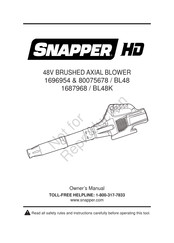 Snapper BL48K Manual Del Propietário