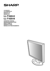 Sharp LL-T1820-H Manual De Funcionamiento