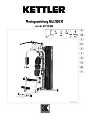 Kettler MULTIGYM 07752-800 Instrucciones De Instalación