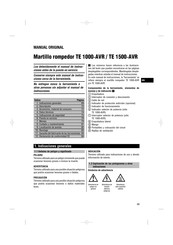 Hilti TE 1500-AVR Manual Original