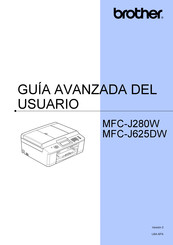 Brother MFC-J625DW Guía Avanzada Del Usuario