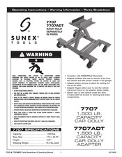 Sunex Tools 7707ADT Manual De Usario