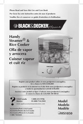 Black and Decker HOME HS1050 Manual Del Usuario