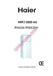 Haier HRFZ-250D AA Instrucciones De Uso