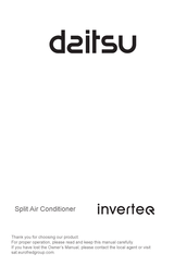 Daitsu DS-18KIDB Manual Del Usuario