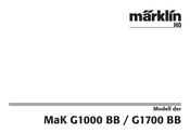 marklin MaK G1700 BB Manual De Instrucciones