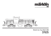 marklin 37635 Manual De Instrucciones