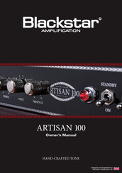 Blackstar Amplification ARTISAN 100 Manual Del Propietário