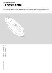 Bosch Thermotechnik 7 736 501 903 Instrucciones De Instalación