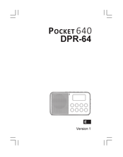 Sangean Pocket 640 Manual Del Usuario