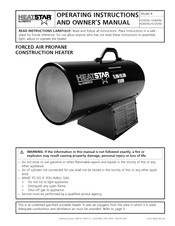 Enerco HEATSTAR HS125FAV Instrucciones De Uso Y Manual Del Usuario