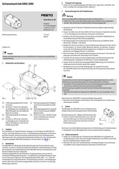 Festo DRE Manual Del Usuario