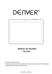 Denver Electronics TIQ-10393 Manual De Usario