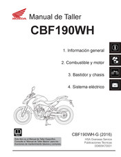 Honda CBF190WH-G Manual De Taller