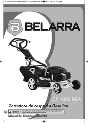 Belarra CP 1020 RBA Manual Del Usuario Y Garantía