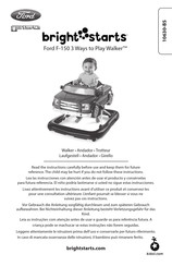 Bright Starts Walker 10630-BS Manual De Usario