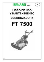 Benassi FT 7500 Libro De Uso Y Mantenimiento