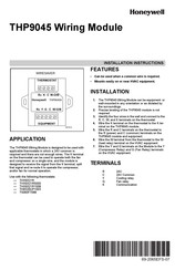 Honeywell THP9045 Instrucciones De Instalación