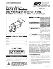 Great Plains Industries M-3295-AL Manual Del Usuario