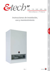 E-Tech 36 Instrucciones De Instalación, Uso Y Mantenimiento