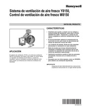 Honeywell W8150 Manual De Instrucciones