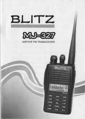 Blitz MJ-327 Manual De Instrucciones