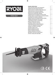 Ryobi RRS1801 Traduction Des Instructions Originales