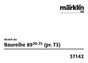 marklin 37142 Manual De Instrucciones