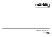 marklin 37116 Manual De Instrucciones