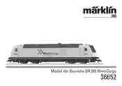 marklin 285 RheinCargo Serie Manual De Instrucciones