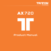 Triton AX720 Manual De Producto