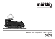 marklin 36332 Manual De Instrucciones