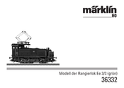 marklin Ee 3/3 Serie Manual De Instrucciones