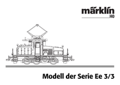 marklin Ee 3/3 Serie Manual De Instrucciones