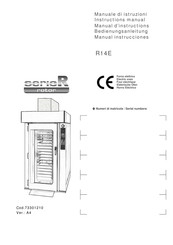 Moretti Forni R14E Manual Instrucciones