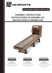 MD SPORTS ARC120 038B Instrucciones De Ensamblaje