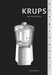 Krups GVA2 Manual Del Usario